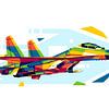 Shenyang J-16 straaljager in WPAP van Lintang Wicaksono
