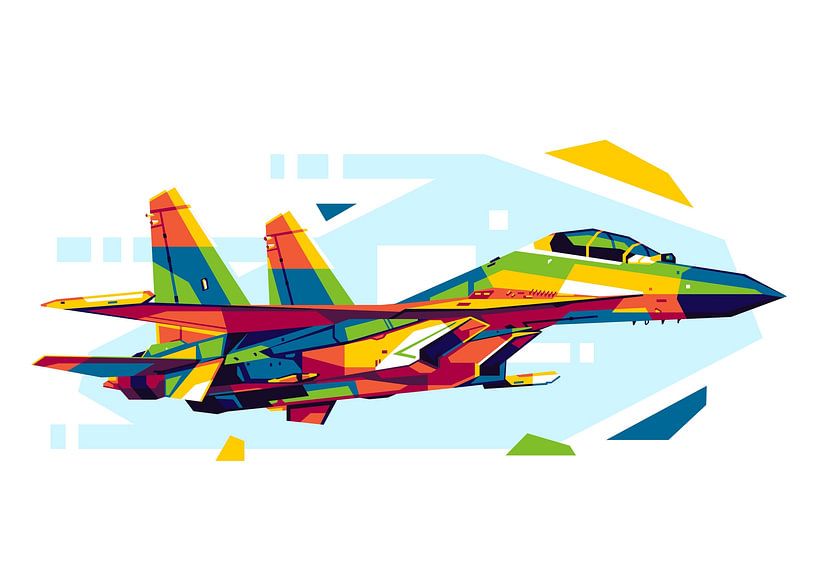 Shenyang J-16 straaljager in WPAP van Lintang Wicaksono