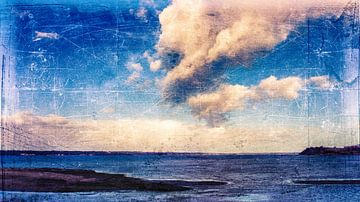 Wolken und MeerBlau van Heiko Westphalen