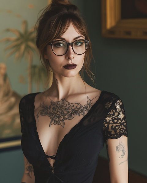 Portret van een vrouw van fernlichtsicht