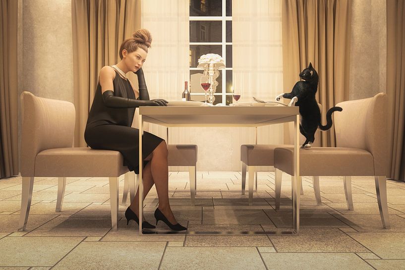 Table for two, a staged work by Arjen Roos