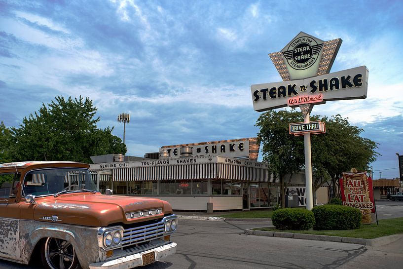 Route 66 Stimmungsplatte von Humphry Jacobs