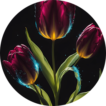 Tulpen pracht van Jolique Arte