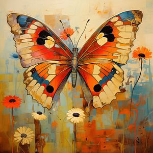 Papillon abstrait