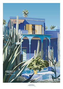 Marrakech, de Majorelle Tuin