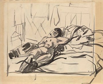 Rik Wouters - Liggend naakt (1915) van Peter Balan