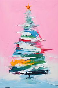 Minimal Modern Christmas tree by But First Framing
