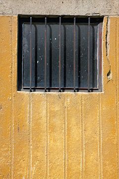 Window bars concrete wall