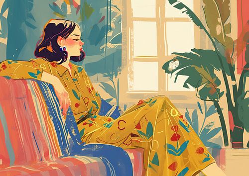 Abstrakte minimalistische Malerei