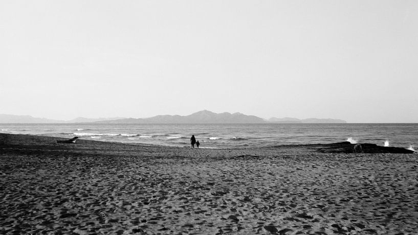 Blick auf den Strand, Mallorca von Lieuwe Philipse