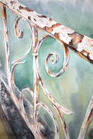 Le nouvel ancien. Partie de la série. Aquarelle.