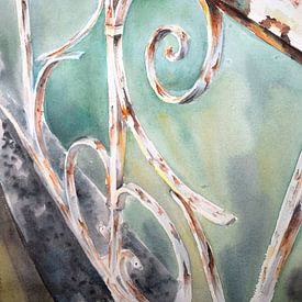 The new old. Part of the series. Watercolor. by Tat.kunst