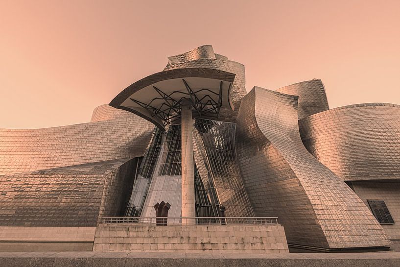 Het Guggenheim Museum, Bilbao van Henk Meijer Photography