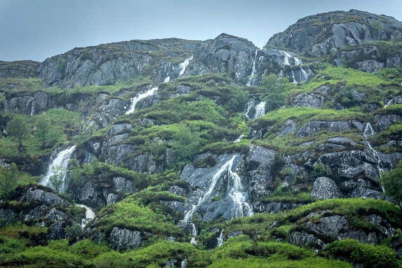 Waterfalls at Loch Eilt near Lochailort by Christian Müringer
