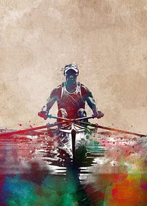 Ruderer Sportkunst #Ruderer