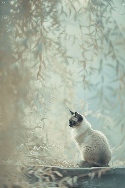 Serenade of the Siamese Cat by Karina Brouwer
