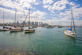 Pretty Harbor Cityscape - San Diego by Joseph S Giacalone Photography