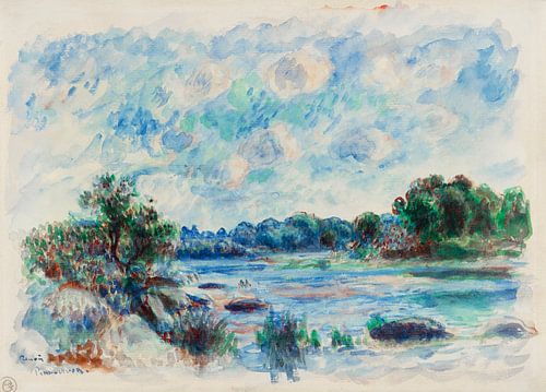 Landscape at Pont–Aven, Renoir (1892)