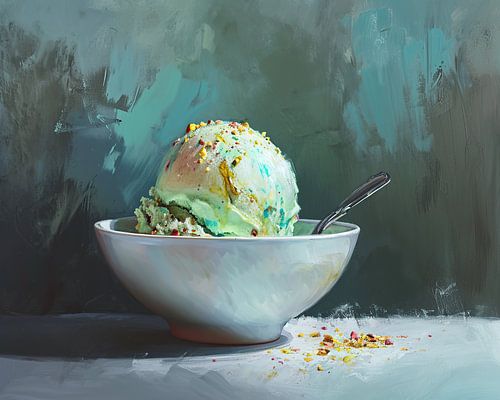 Modernes Eis-Kunstwerk