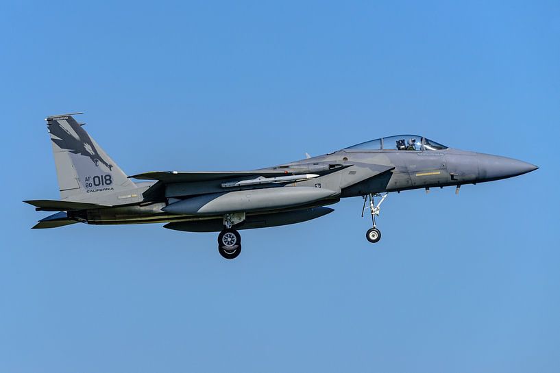 Garde nationale aérienne de Californie F-15C Eagle. par Jaap van den Berg