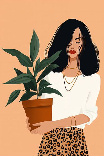 Leopard Patterned Garden no.1