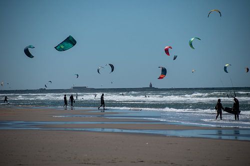 Cerf-volant en bord de mer