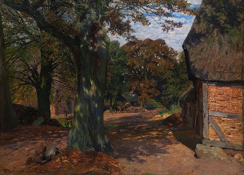 FRIEDRICH KALLMORGEN, Nederduitse boerderij, ca. 1904