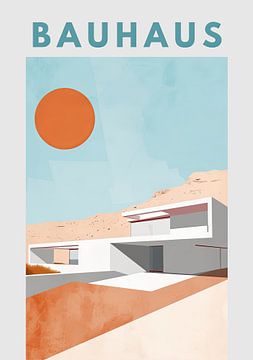 Bauhaus Poster Bauhaus Kunstdruck von Niklas Maximilian