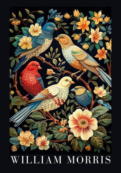 William Morris-poster van Niklas Maximilian