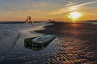 Surrealistisch strand beeld van Henk de Boer thumbnail