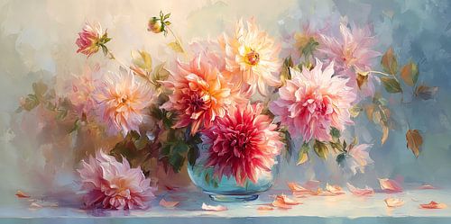 Dahlia's in zacht licht no.3