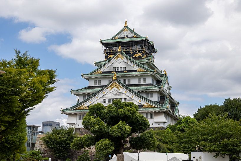 Château d'Osaka par Jordy Blokland