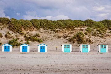 Strandhütten bei De Koog von Rob Boon