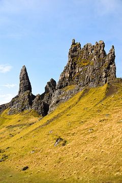 Rock formation on the Isle of Skye by Manon Verijdt