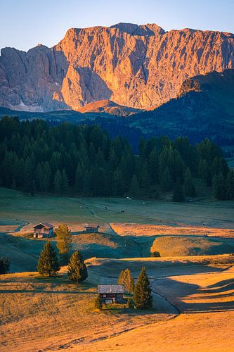 Zonsopkomst in Alpe di Siusi