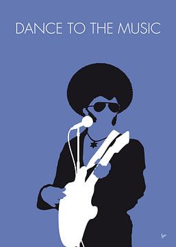 No088 MY Sly and the Family Stone Minimal Music poster by Chungkong Art