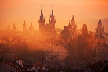 Prague - city of a hundred towers by Jiri Viehmann