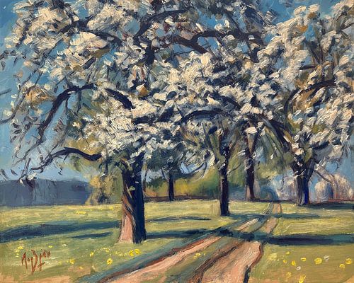 Lente in de kersengaard