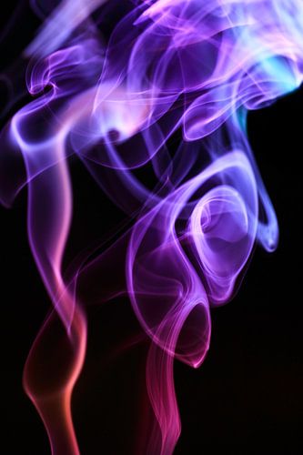 Beautiful Smoke on a black backdrop.