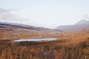 Autumn landscape Norway
