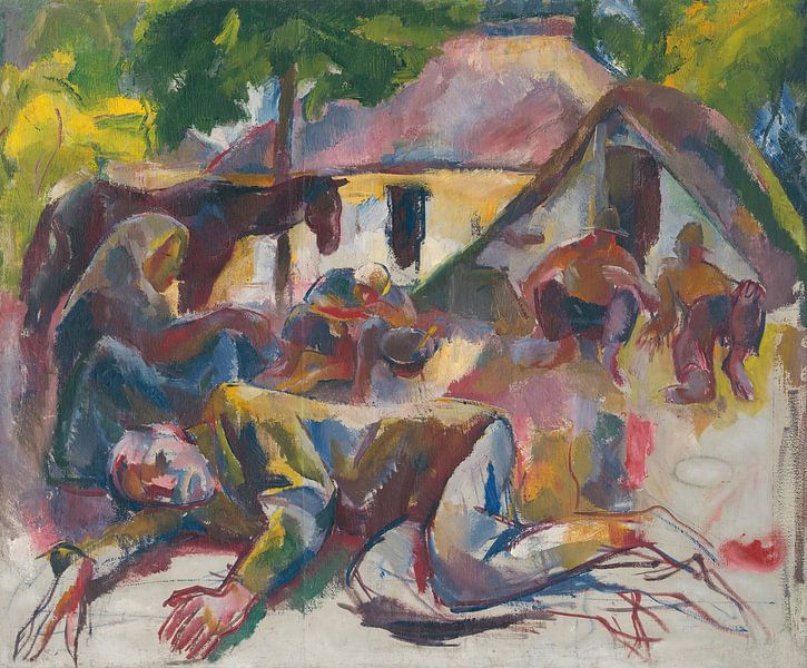 Vilmos Aba-Novák - Rustende Roma (1926-1927) van Peter Balan