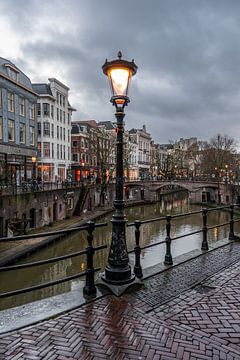 Een grauwe dag in januari in het centrum van Utrecht (0130) van Reezyard