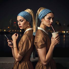 Mädchen mit der Perle von Emiel de Lange