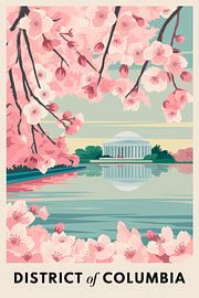 District of Columbia Vintage Travel Poster sur Poster Art Shop
