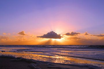 Sonnenuntergang am Strand von Steffi Flei