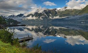 Blick über den Hardangerfjord