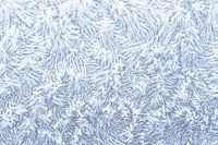 De magie van de vorst, abstracte winterse rijp van dichtbij