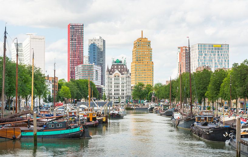 Blick über das Haringvliet in Rotterdam von Ruud Morijn