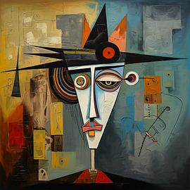 Kleurrijk abstract van Jellie van Althuis