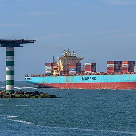 Containerschip Maersk Idaho. van Jaap van den Berg